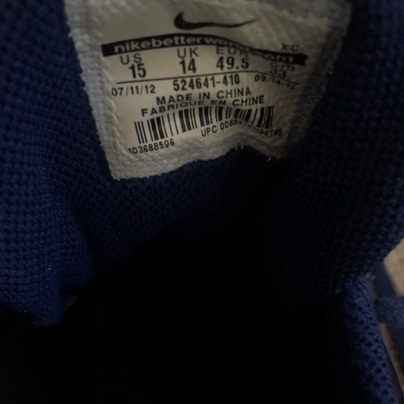 🦃 Nike blue and white baseball cleats - Picture 5 of 5